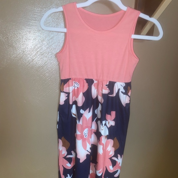 Girls Boho Floral Maxi dress - Picture 3 of 4